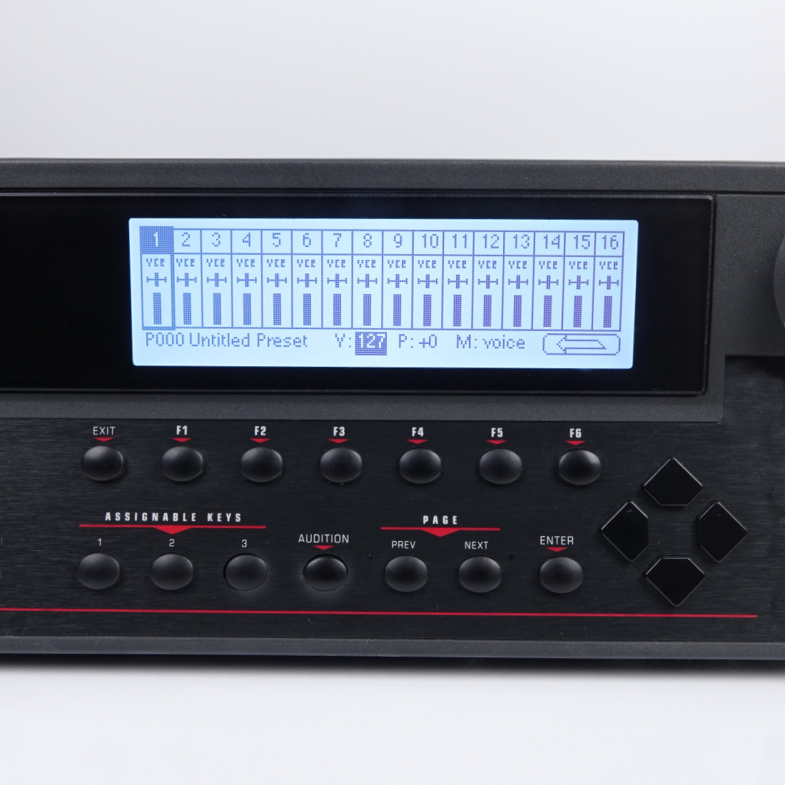 E-mu e5000 Ultra LCD Display Weiß mit Kabel neu