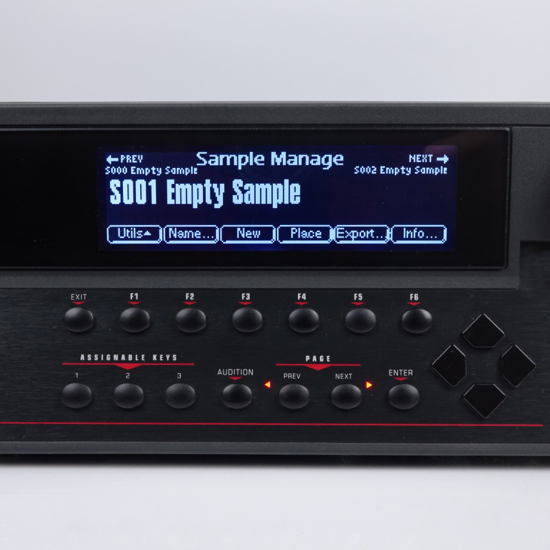 E-mu e5000 Ultra LCD Display Schwarz mit Kabel neu