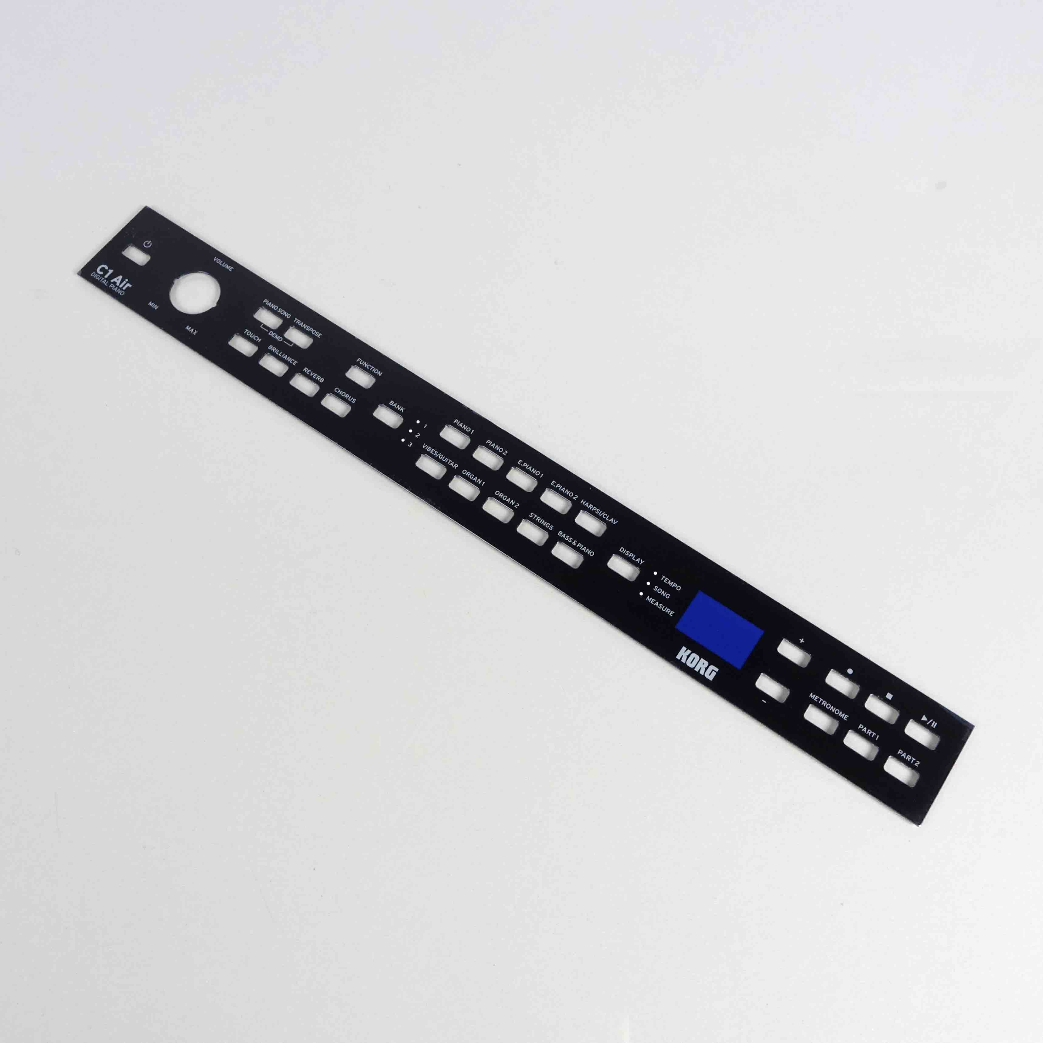 KORG C1 Air Beschriftetet Ersatzfolie schwarz