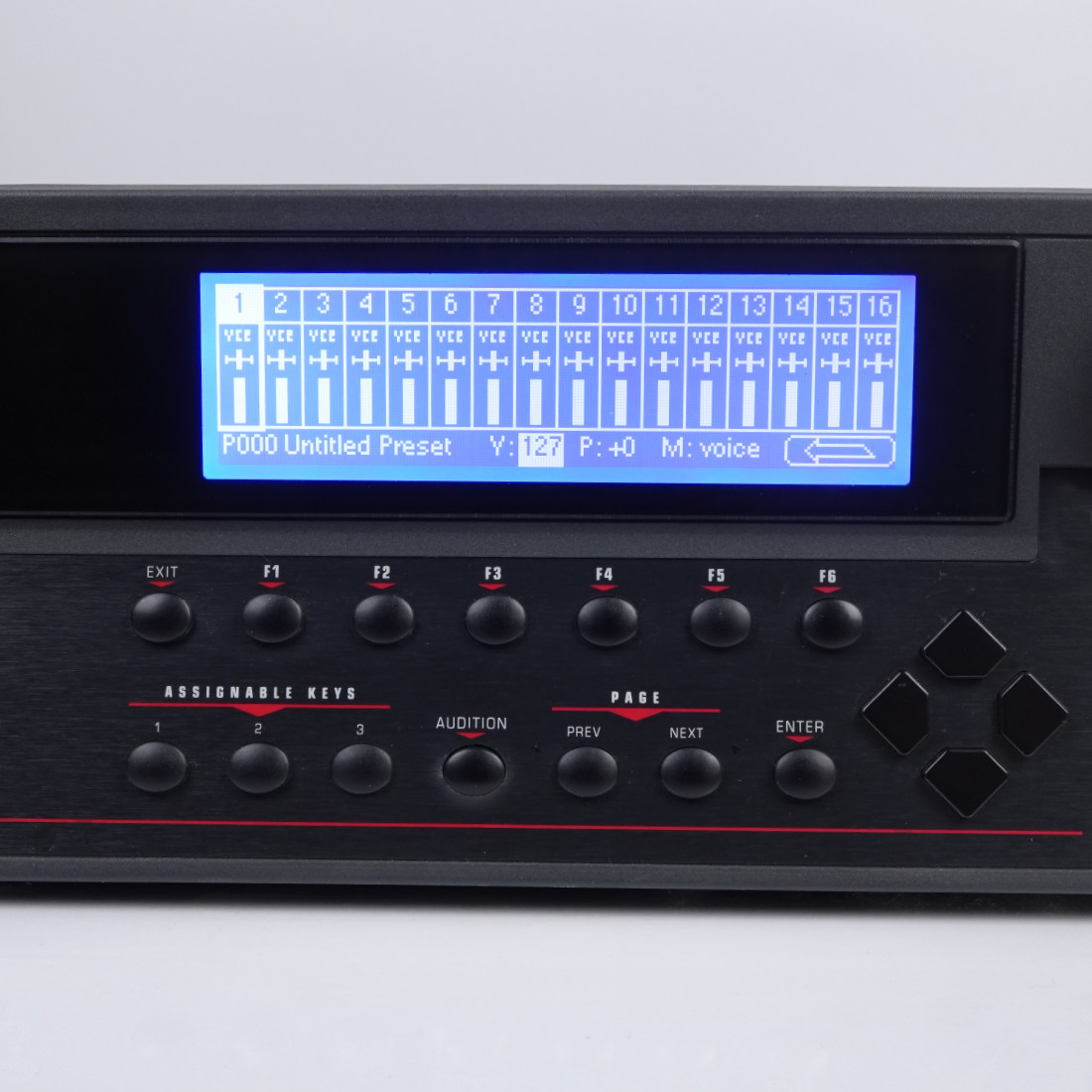 E-mu e5000 Ultra LCD Display Blau mit Kabel neu