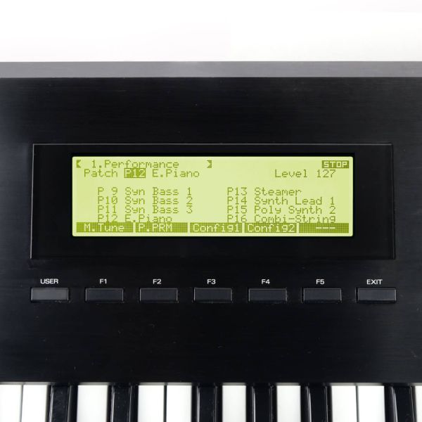 Roland W-30 LCD-Display Gelb