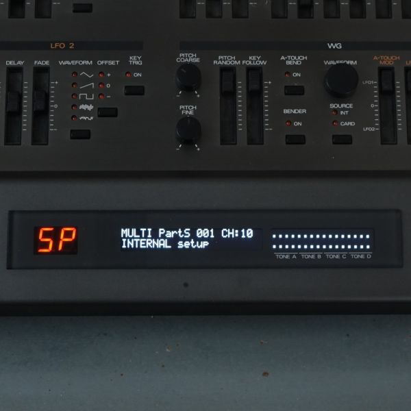 Roland JD-800 OLED Display Neu weiß