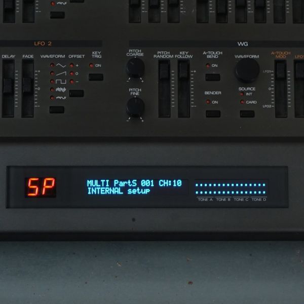 Roland JD-800 OLED Display Neu blau