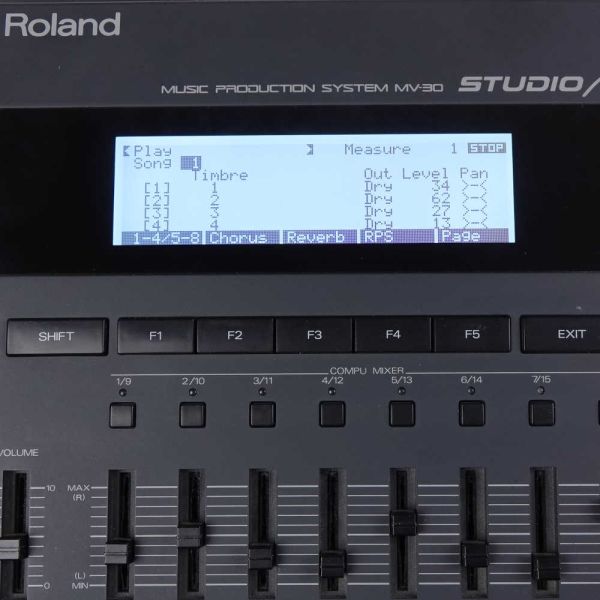 Roland MV-30 LCD Display Weiß mit Kabel