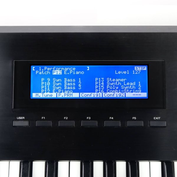 Roland W-30 LCD-Display Blau